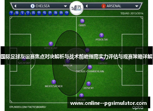 国际足球友谊赛焦点对决解析与战术前瞻指南实力评估与观赛策略详解
